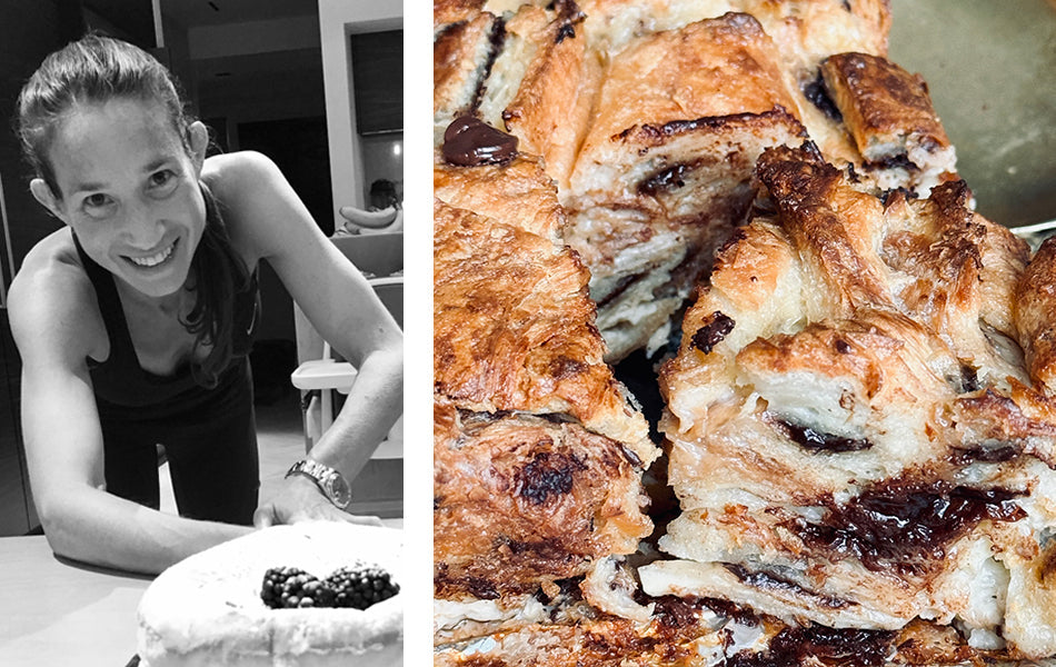 Gaby's Bakery - Pain au Chocolate Bread Pudding