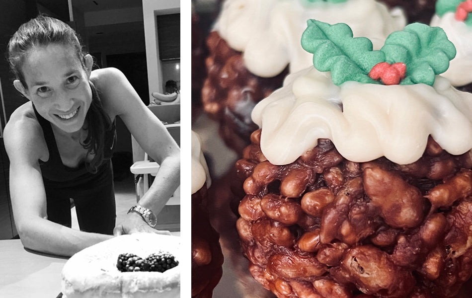 Gaby's Bakery - Rice Krispie Christmas Puddings