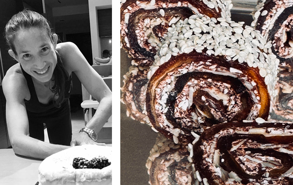 Gaby's Bakery - Nutty Date & Chocolate Roll