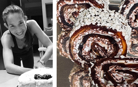 Gaby's Bakery - Nutty Date & Chocolate Roll