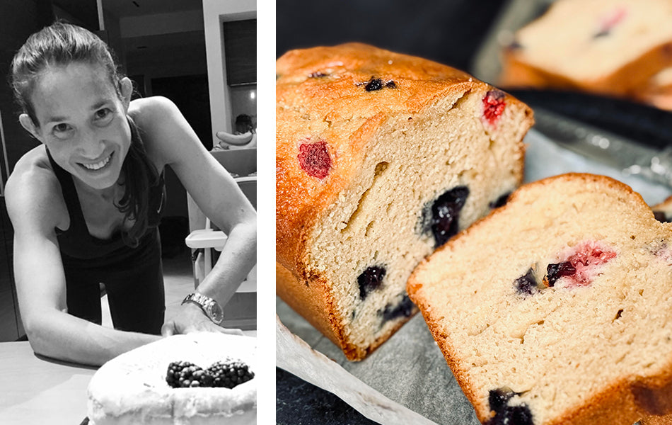 Gaby's Bakery - Raspberry & Blueberry Yoghurt Cake
