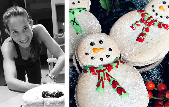 Gaby's Bakery - Snowmen Macarons