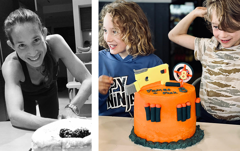 Gaby's Bakery - Nerf Gun Rainbow Cake