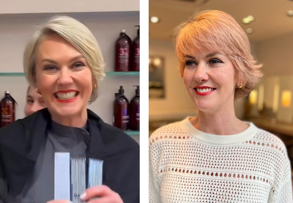 In the Chair - Real Hair Real People - Coral