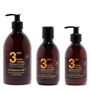 LifeSaver UV Leave-in Styling Treatment Essential 250ml Set. Choose Your Range.